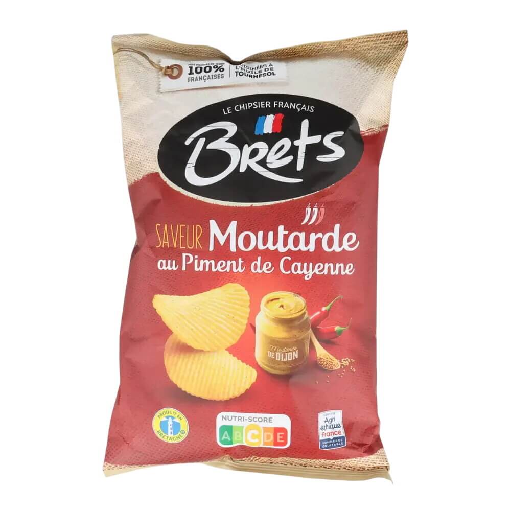 Brets Mustard And Cayenne Pepper Crisps 125g